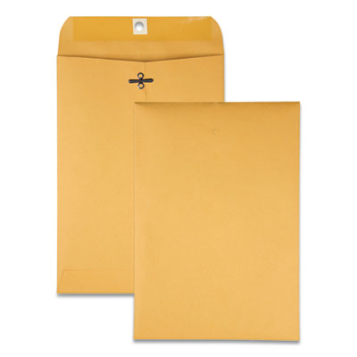 Quality Park™ Clasp Envelope, 28 lb Bond Weight Kraft, #68, Square Flap, Clasp/Gummed Closure, 7 x 10, Brown Kraft, 100/Box Flipcost Flipcost