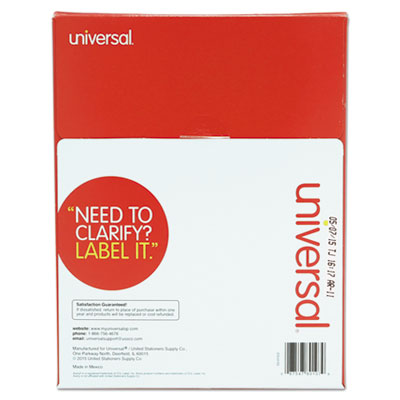 Universal® White Labels Inkjet/Laser Printers, 3.33 x 4, White, 6/Sheet, 100 Sheets/Box Flipcost Flipcost