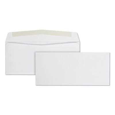 Quality Park™ Business Envelope, #10, Commercial Flap, Side Seam, Gummed Closure, 24 lb Bond Weight Paper, 4.13 x 9.5, White, 500/Box Flipcost Flipcost