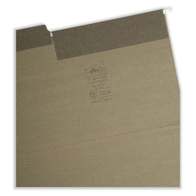 Smead™ FasTab Hanging Folders, Legal Size, 1/3-Cut Tabs, Standard Green, 20/Box Flipcost Flipcost