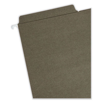 Smead™ FasTab Hanging Folders, Legal Size, 1/3-Cut Tabs, Standard Green, 20/Box Flipcost Flipcost