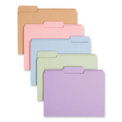 Smead™ Colored File Folders, 1/3-Cut Tabs: Assorted, Letter Size, 0.75" Expansion, Assorted Colors, 100/Box Flipcost Flipcost