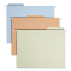 Smead™ FasTab Hanging Folders, Letter Size, 1/3-Cut Tabs, Assorted Earthtone Colors, 18/Box Flipcost Flipcost