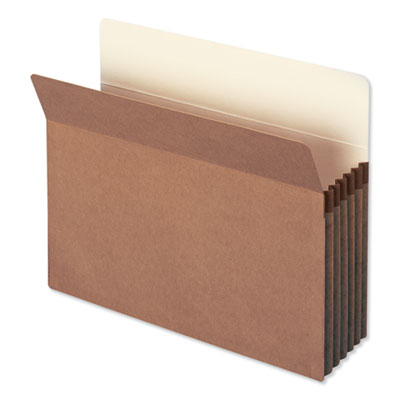 Redrope Drop Front File Pockets, 5.25" Expansion, Letter Size, Redrope, 50/Box Flipcost Flipcost