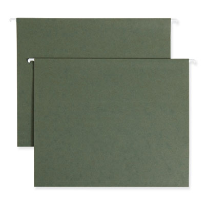 Smead™ Box Bottom Hanging File Folders, 1" Capacity, Letter Size, Standard Green, 25/Box Flipcost Flipcost