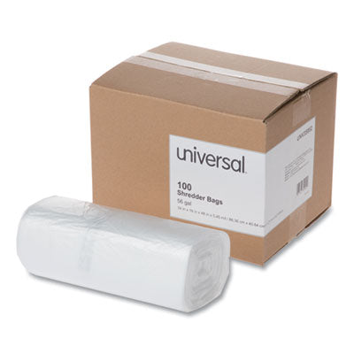 Universal® High-Density Shredder Bags, 56 gal Capacity, 100/Box Flipcost Flipcost