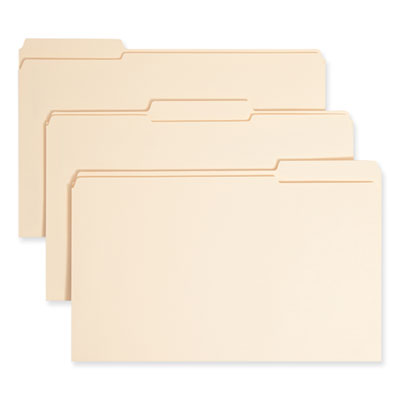 Smead™ Top Tab Fastener Folders Legal Size, 1/3-Cut Tabs: Assorted, 0.75" Expansion, 1 Fastener, Manila Exterior, 50/Box Flipcost Flipcost