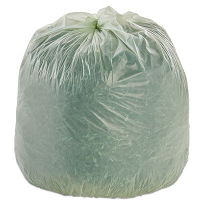 Stout® by Envision™ Eco-friendly compostable trash bags, 30 gal, 1.1 mil, 30" x 39", Green, 48/Box Flipcost Flipcost