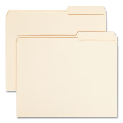 Smead™ Reinforced Guide Height File Folders, 2/5-Cut Tabs: Right Position, Letter Size, 0.75" Expansion, Manila, 100/Box Flipcost Flipcost