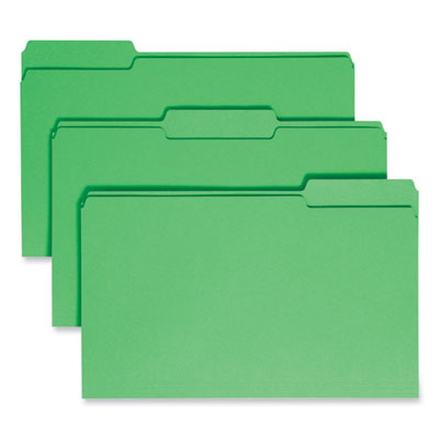 Smead™ Colored File Folders Legal Size, Legal Size, 0.75" Expansion, Green, 100/Box Flipcost Flipcost