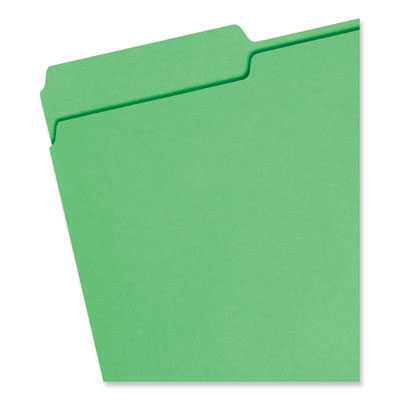 Smead™ Colored File Folders Legal Size, Legal Size, 0.75" Expansion, Green, 100/Box Flipcost Flipcost