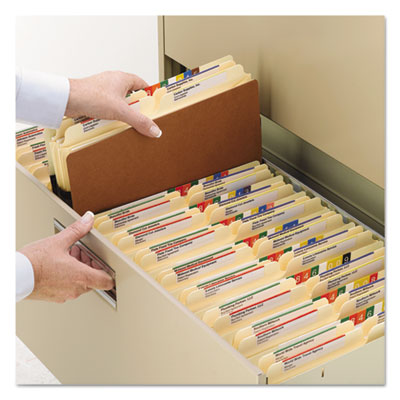 Smead™ Redrope Drop-Front File Pockets with Fully Lined Gussets, 3.5" Expansion, Legal Size, Redrope, 10/Box Flipcost Flipcost