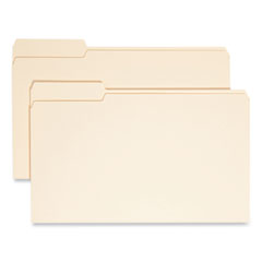 Smead™ Manila File Folders Legal Size, 1/3-Cut Tabs: Left Position, 0.75" Expansion, Manila, 100/Box Flipcost Flipcost