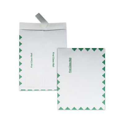 Priority Shipping Envelope White, First Class, #13 1/2, Cheese Blade Flap, Redi-Strip Adhesive Closure, 10 x 13, White, 100/Box Flipcost Flipcost