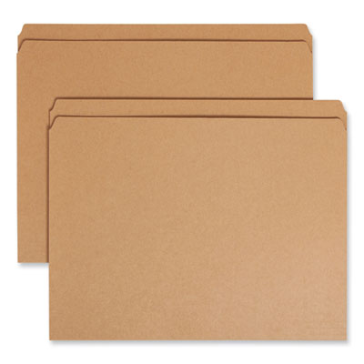 Smead™ Heavyweight Durable Kraft File Folders Tabs, Letter Size, 0.75" Expansion, 11-pt Kraft, Brown, 100/Box Flipcost Flipcost