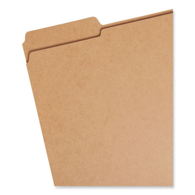 Smead™ Durable Heavyweight Kraft File Folder, 1/3-Cut Tabs: Assorted, Letter Size, 0.75" Expansion, 11-pt Kraft, Brown, 100/Box Flipcost Flipcost