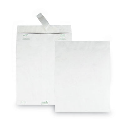 Survivor® Lightweight Tyvek Catalog Mailers, #13 1/2, Square Flap, Redi-Strip Adhesive Closure, 10 x 13, White, 50/Box Flipcost Flipcost