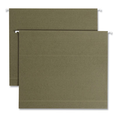 Smead™ Box Bottom Hanging File Folders, 2" Capacity, Letter Size, Standard Green, 25/Box Flipcost Flipcost