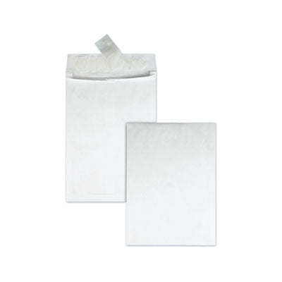 Survivor® Lightweight 14 lb Tyvek Open End 1.5" Expansion Mailers, #13 1/2, Square Flap, Redi-Strip Closure, 10 x 13, White, 25/Box Flipcost Flipcost