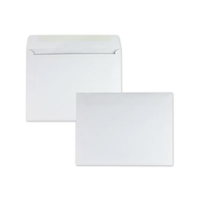 Quality Park™ Open-Side Booklet Envelope Gummed Closure, #13 1/2, Cheese Blade Flap, 10 x 13, White, 100/Box Flipcost Flipcost