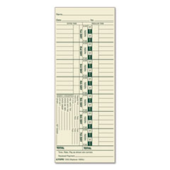 TOPS™ Time Clock Cards, Replacement for 1900L, One Side, 3.5 x 9, 500/Box Flipcost Flipcost