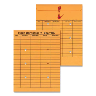 Universal® Light Brown  Durable Kraft interoffice envelopes, #97, Two-Sided Five-Column Format, 10 x 13, Light Brown Kraft, 100/Box Flipcost Flipcost