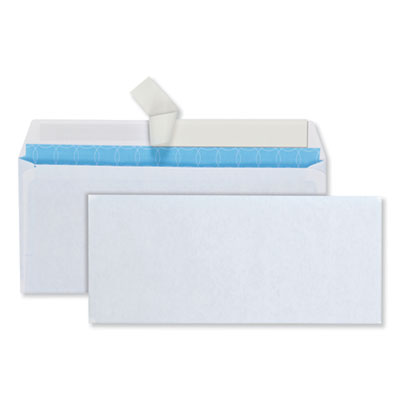 Quality Park™ Security Envelope Redi-Strip Closure, #10, Commercial Flap, 4.13 x 9.5, White, 500/Box Flipcost Flipcost