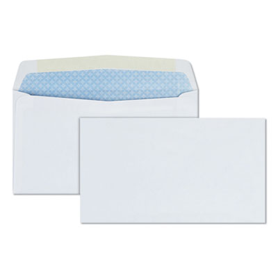 Quality Park™ Security Tint Business Envelope, #6 3/4, Commercial Flap, Gummed Closure, 3.63 x 6.5, White, 500/Box Flipcost Flipcost