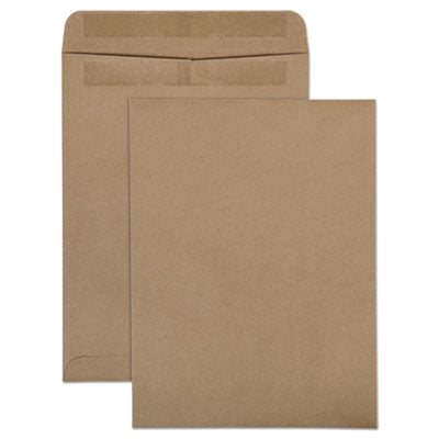 Quality Park™ Recycled Brown Kraft Envelope, #10 1/2, Cheese Blade Flap, Redi-Seal Adhesive Closure, 9 x 12, Brown Kraft, 100/Box Flipcost Flipcost