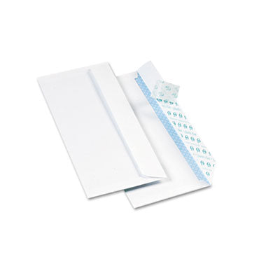 Quality Park™ Redi-Strip Security Tinted Envelope, #10, Commercial Flap, Redi-Strip Heat-Resistant Closure, 4.13 x 9.5, White, 500/Box Flipcost Flipcost