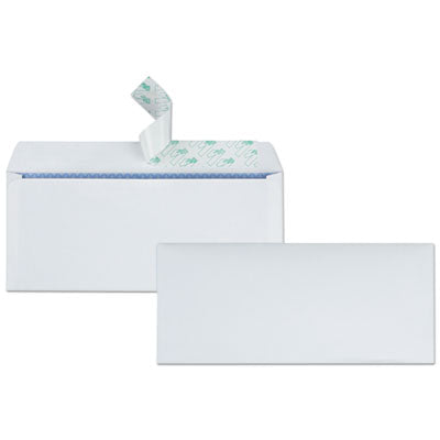 Quality Park™ Redi-Strip Security Tinted Envelope, #10, Commercial Flap, Redi-Strip Heat-Resistant Closure, 4.13 x 9.5, White, 500/Box Flipcost Flipcost