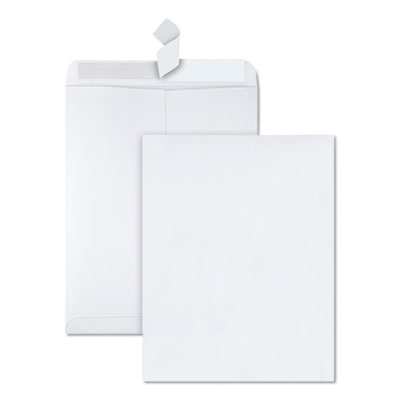 Quality Park™ Redi-Strip Catalog Envelope, #13 1/2, Cheese Blade Flap, Redi-Strip Adhesive Closure, 10 x 13, White, 100/Box Flipcost Flipcost