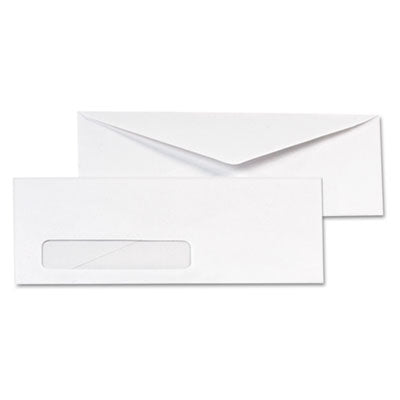 Quality Park™ Invoice-Format Address-Window Envelope, #10, Commercial Flap, Gummed Closure, 4.13 x 9.5, White, 500/Box Flipcost Flipcost