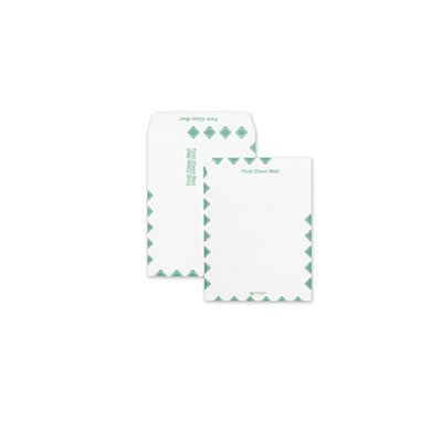 Quality Park™ Redi-Seal Catalog Envelope, Air Mail, #13 1/2, Cheese Blade Flap, Redi-Seal Adhesive Closure, 10 x 13, White, 100/Box Flipcost Flipcost