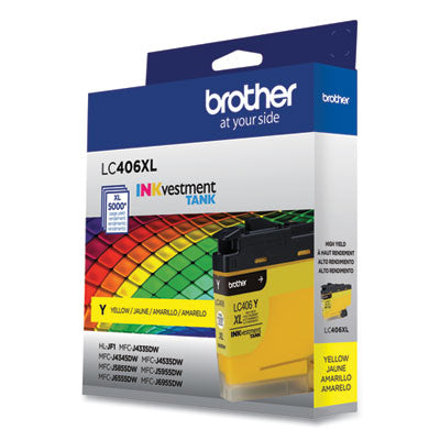 Brother LC406XLYS Yellow Ink INKvestment High-Yield Ink, 5,000 Page-Yield Flipcost Flipcost