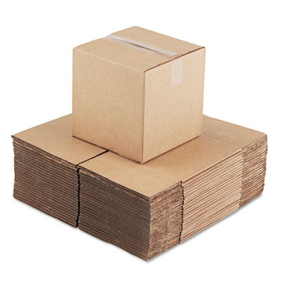 Universal® Cubed Fixed-Depth Corrugated Shipping Boxes, Regular Slotted Container (RSC), Large, 10" x 10" x 10", Brown Kraft, 25/Bundle Flipcost Flipcost