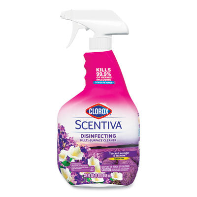 Clorox® Scentiva Multi Surface Cleaner, Tuscan Lavender and Jasmine, 32oz, Spray Bottle - Flipcost