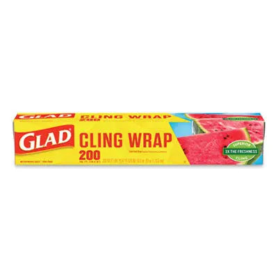 CLOROX SALES CO. ClingWrap Plastic Wrap, 200 Square Foot Roll, Clear Flipcost Flipcost