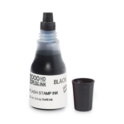 COSCO 2000PLUS® Pre-Ink High Definition Refill Ink, 0.9 oz. Bottle, Black Flipcost Flipcost