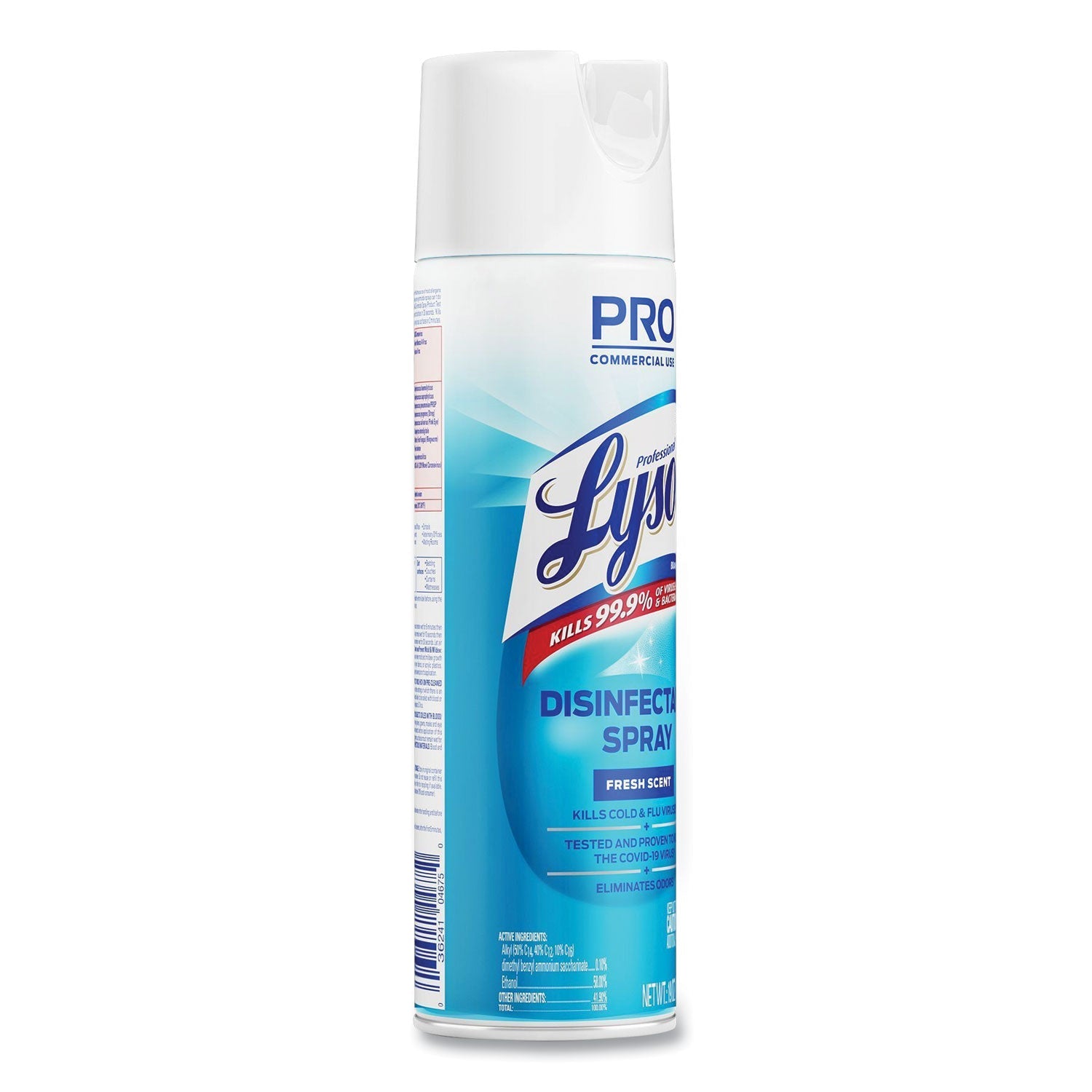 Professional LYSOL® Brand Disinfectant Spray, Fresh Scent, 19 oz Aerosol Spray, 12/Carton