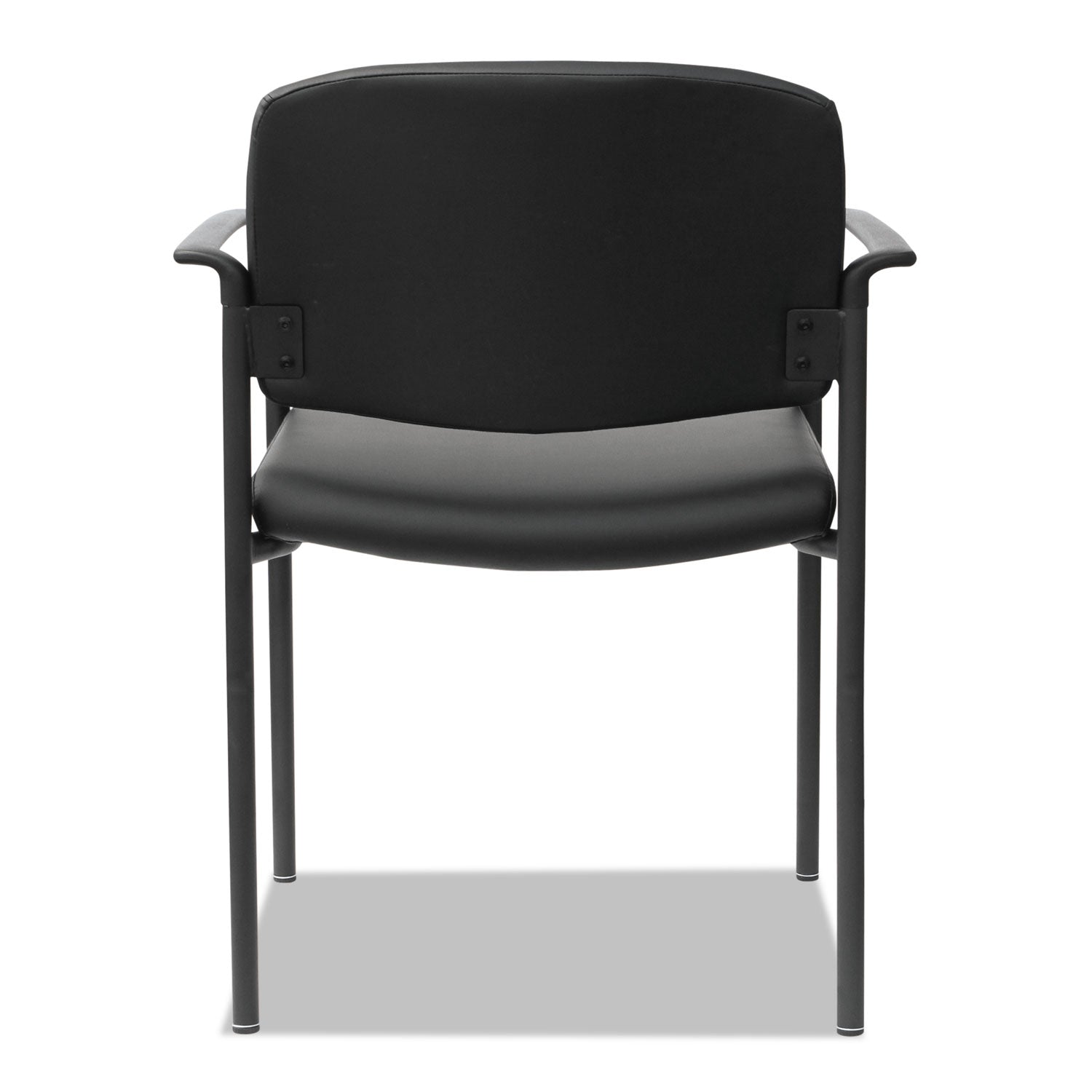 Alera® Alera Sorrento Series Ultra-Cushioned Stacking Guest Chair, 25.59" x 24.01" x 33.85", Black, 2/Carton