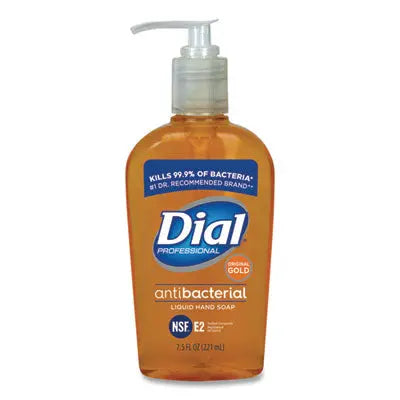 DIAL PROFESSIONAL Gold Antibacterial Liquid Hand Soap, Floral, 7.5 oz Pump, 12/Carton Flipcost Flipcost