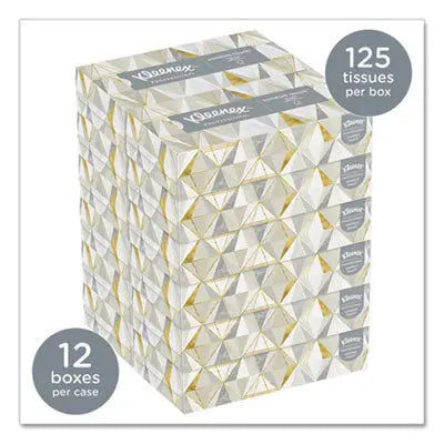 Kleenex® White Facial Tissue for Business, 2-Ply, 125 Sheets/Box, 12 Boxes/Carton Flipcost Flipcost