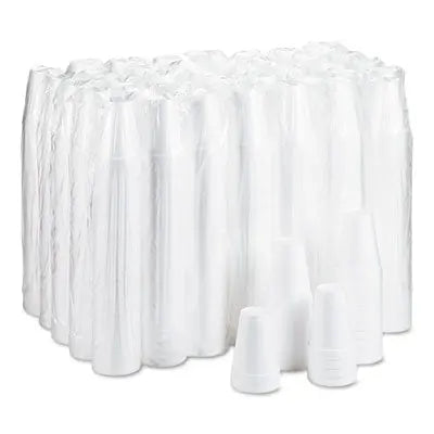 DART Foam Drink Cups, 12 oz, White, 25/Bag, 40 Bags/Carton Flipcost Flipcost
