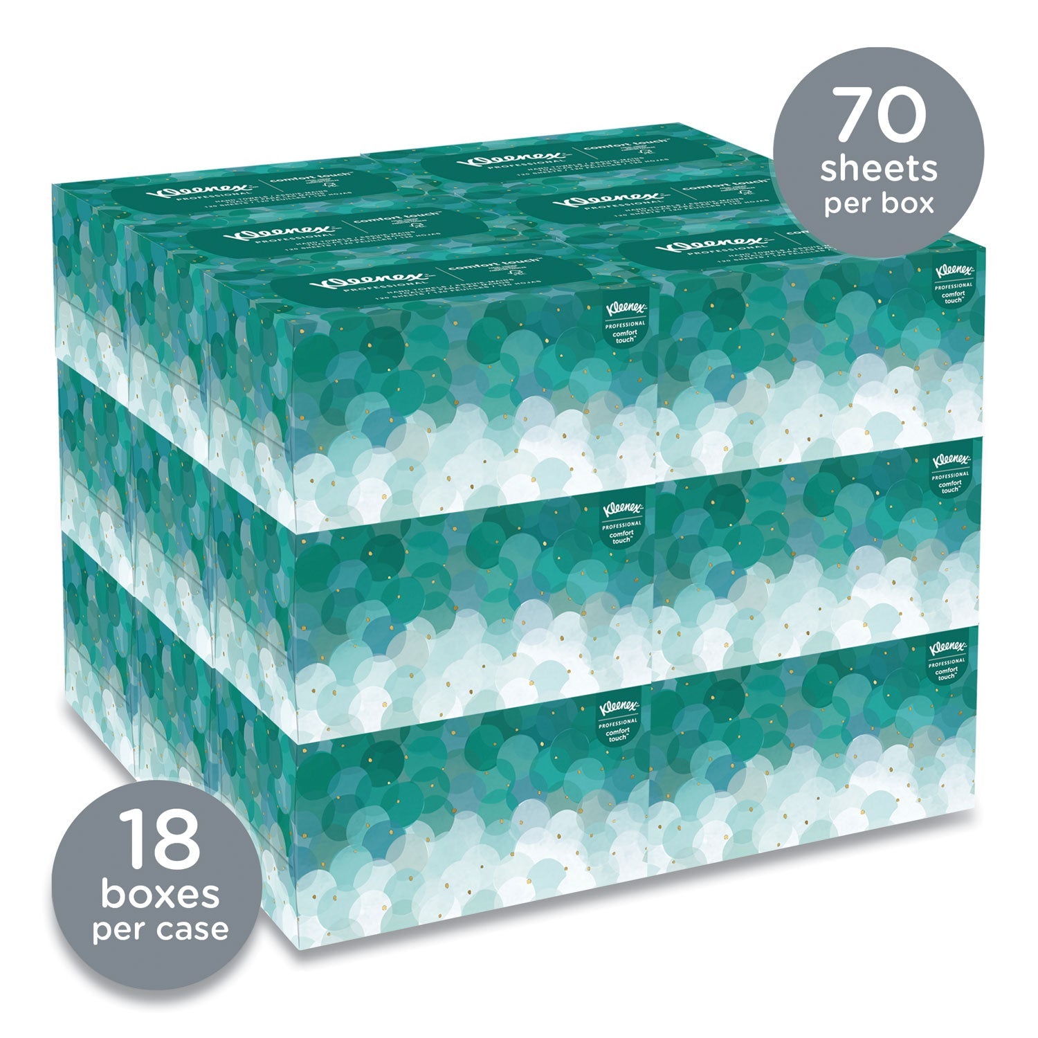 Kleenex® Ultra Soft Hand Towels, POP-UP Box, 1-Ply, 8.9 x 10, White, 70/Box, 18 Boxes/Carton