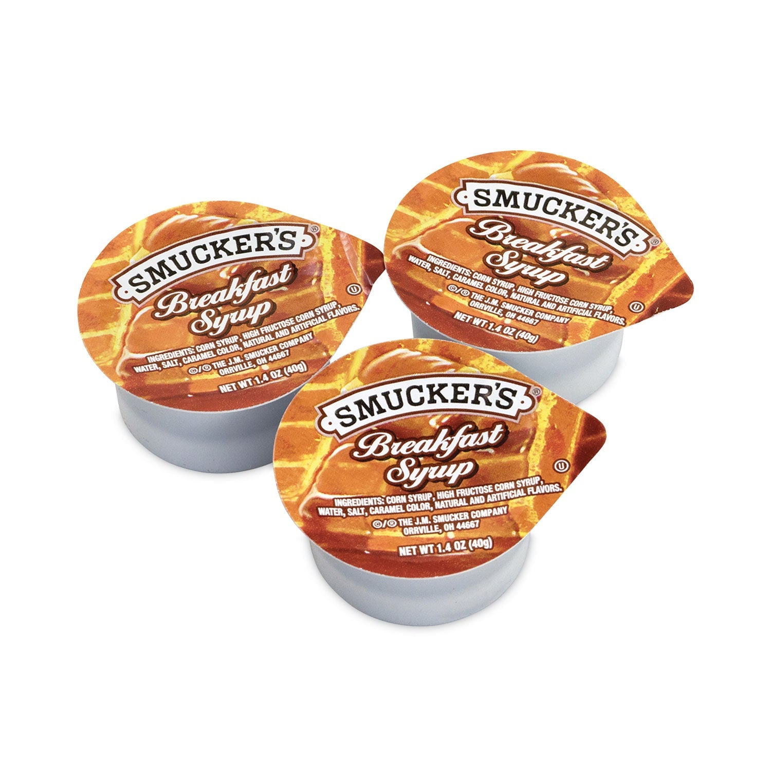 Smucker's® Breakfast Syrup Single Serve Packs, 1.4 oz Mini-Tub, 100/Carton