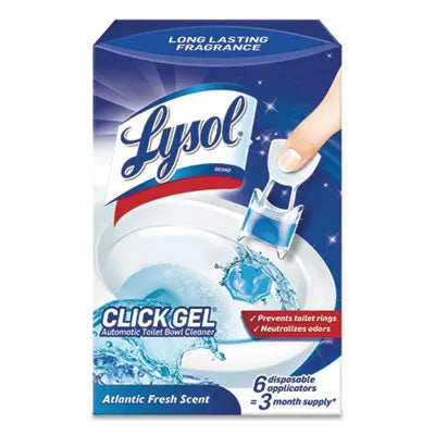 LYSOL® Brand Click Gel Automatic Toilet Bowl Cleaner, Ocean Fresh, 6/Box, 4 Boxes/Carton Flipcost Flipcost