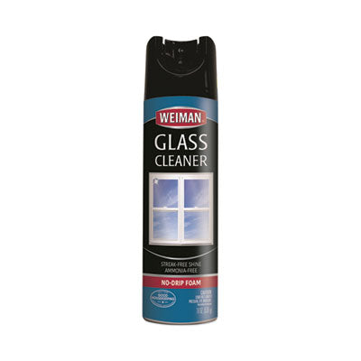 WEIMAN® Foaming Glass Cleaner, 19 oz Aerosol Spray Can, 6/Carton Flipcost Flipcost