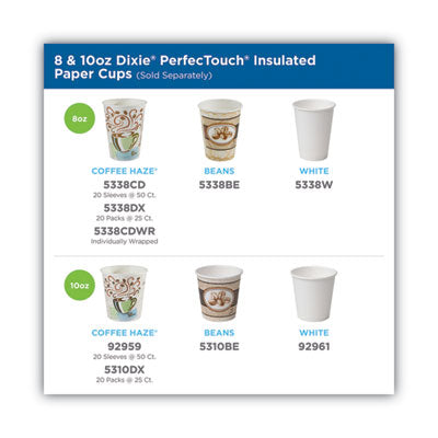 PerfecTouch Hot/Cold Cups, 12 oz, White, 50/Bag, 20 Bags/Carton Flipcost Flipcost