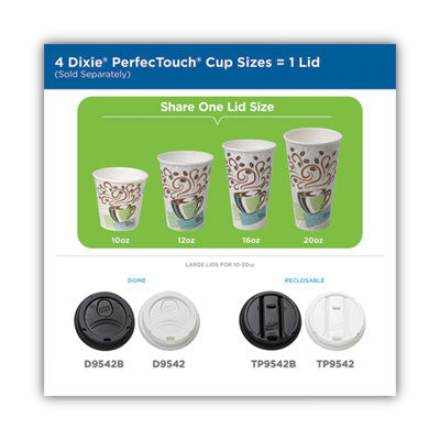 PerfecTouch Hot/Cold Cups, 12 oz, White, 50/Bag, 20 Bags/Carton Flipcost Flipcost